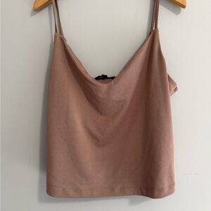 Dynamite Mauve Satin-Feel Camisole